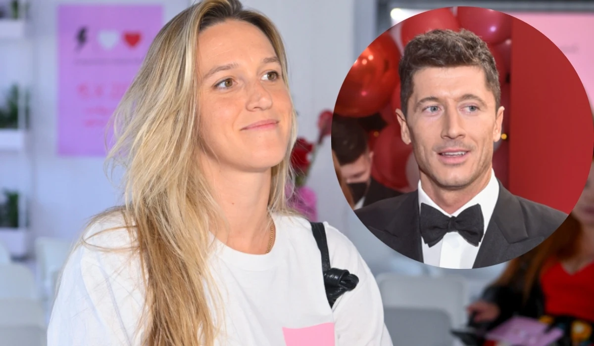 Aleksandra Żebrowska, Robert Lewandowski Aleksandra Żebrowska, Robert Lewandowski