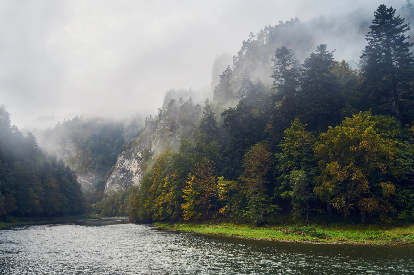 Jesienne mgły dodają wycieczce aurę tajemniczości Jesienne mgły dodają wycieczce aurę tajemniczości