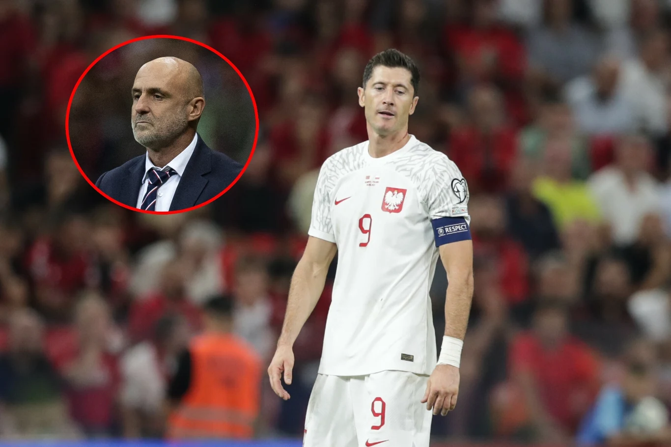 Robert Lewandowski i Michał Probierz Robert Lewandowski i Michał Probierz