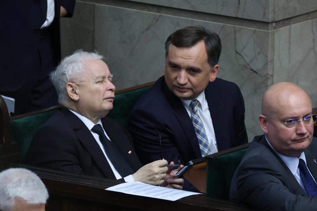 Jarosław Kaczyński i Zbigniew Ziobro w Sejmie (zdj. arch.)