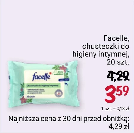 Chusteczki do higieny intymnej