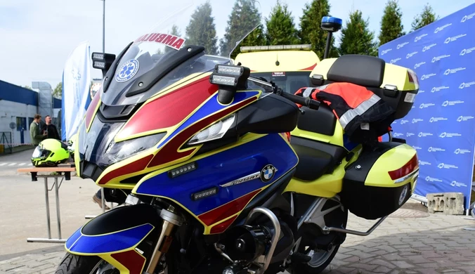 Moto-ambulans sosnowieckiego pogotowia / Urząd Marszałkowski Województwa Śląskiego