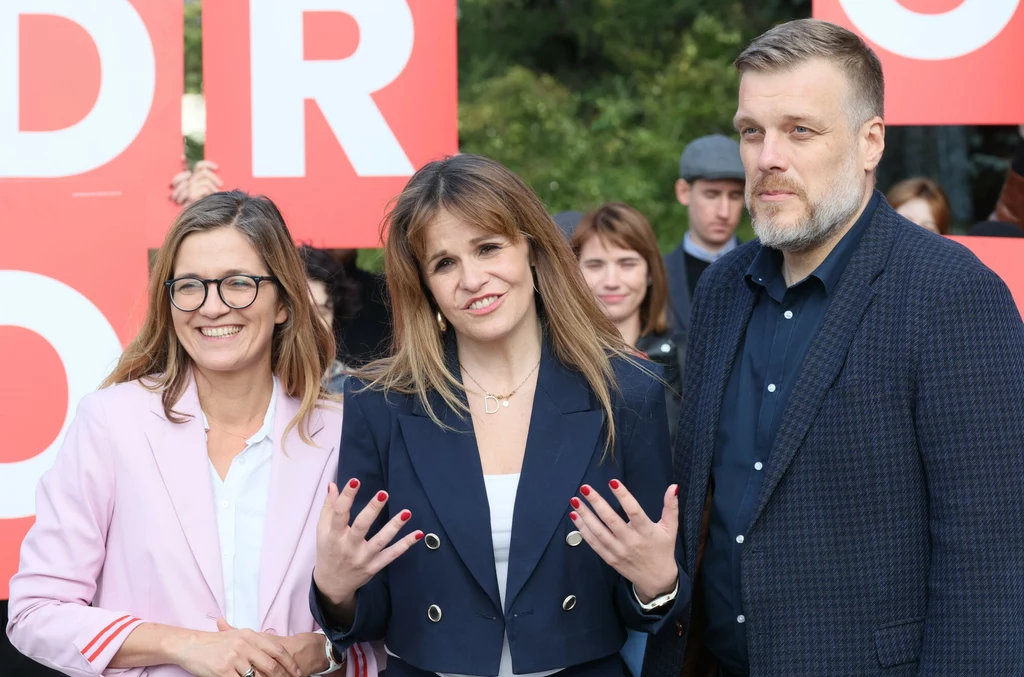 Politycy Razem. Od lewej: Magdalena Biejat, Dorota Olko, Adrian Zandberg Politycy Razem. Od lewej: Magdalena Biejat, Dorota Olko, Adrian Zandberg