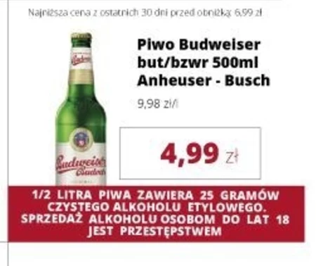 Piwo Budweiser