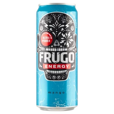 Frugo Energy Mango Gazowany napój energetyzujący 330 ml - 1