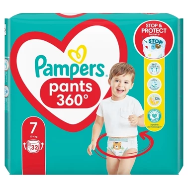 Pampers Pants Pieluchomajtki, rozmiar 7, 32 sztuk, 17kg+ - 1