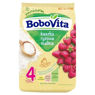 BoboVita Kaszka ryżowa malina po 4 miesiącu 180 g - 0
