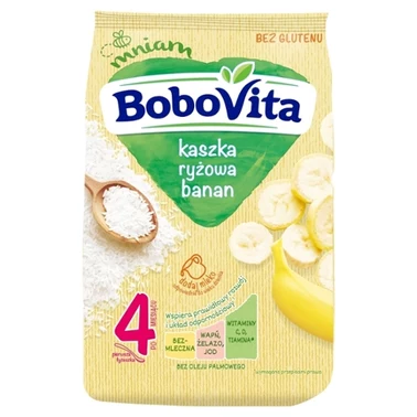 BoboVita Kaszka ryżowa banan po 6 miesiącu 180 g - 1