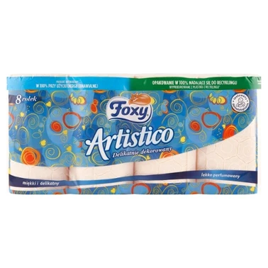 Foxy Artistico Papier toaletowy 8 rolek - 0