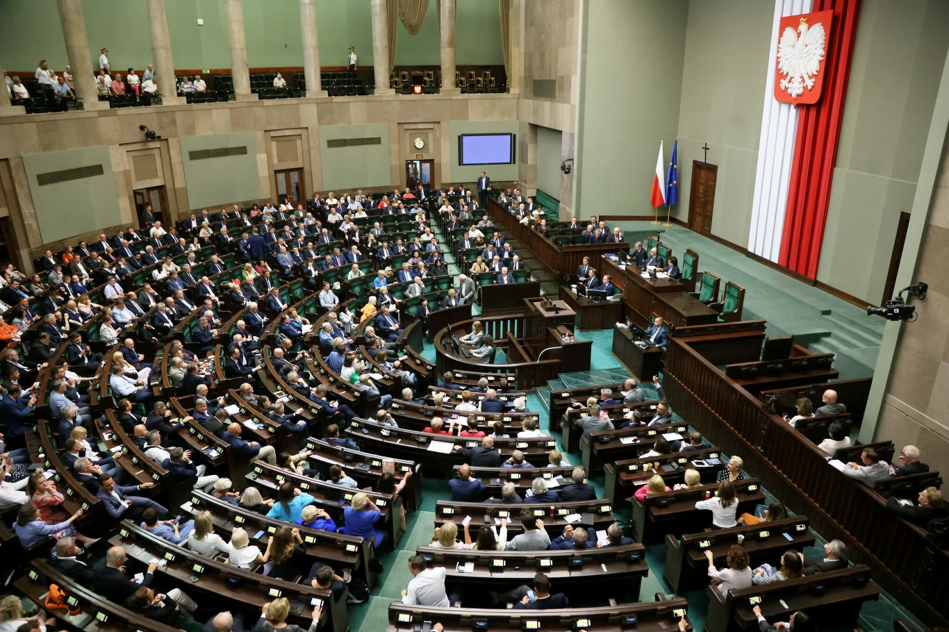 Sala plenarna w Sejmie Sala plenarna w Sejmie