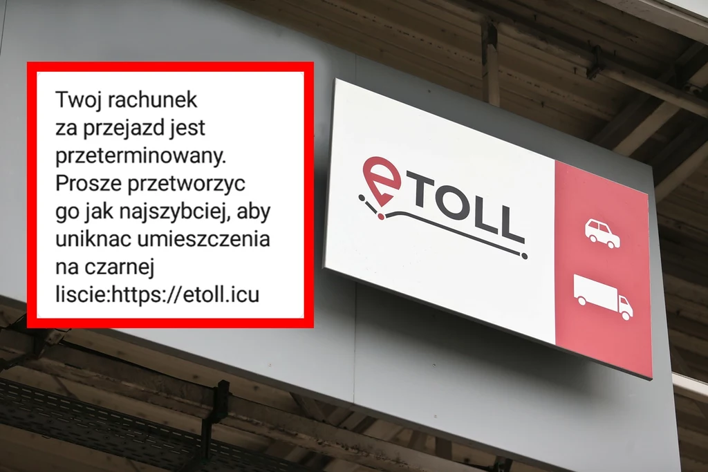 Nowy sposób okradanie kierowców. Tym razem chodzi o SMS z e-TOLL