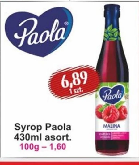 Paola Suplement diety o smaku malina 430 ml
