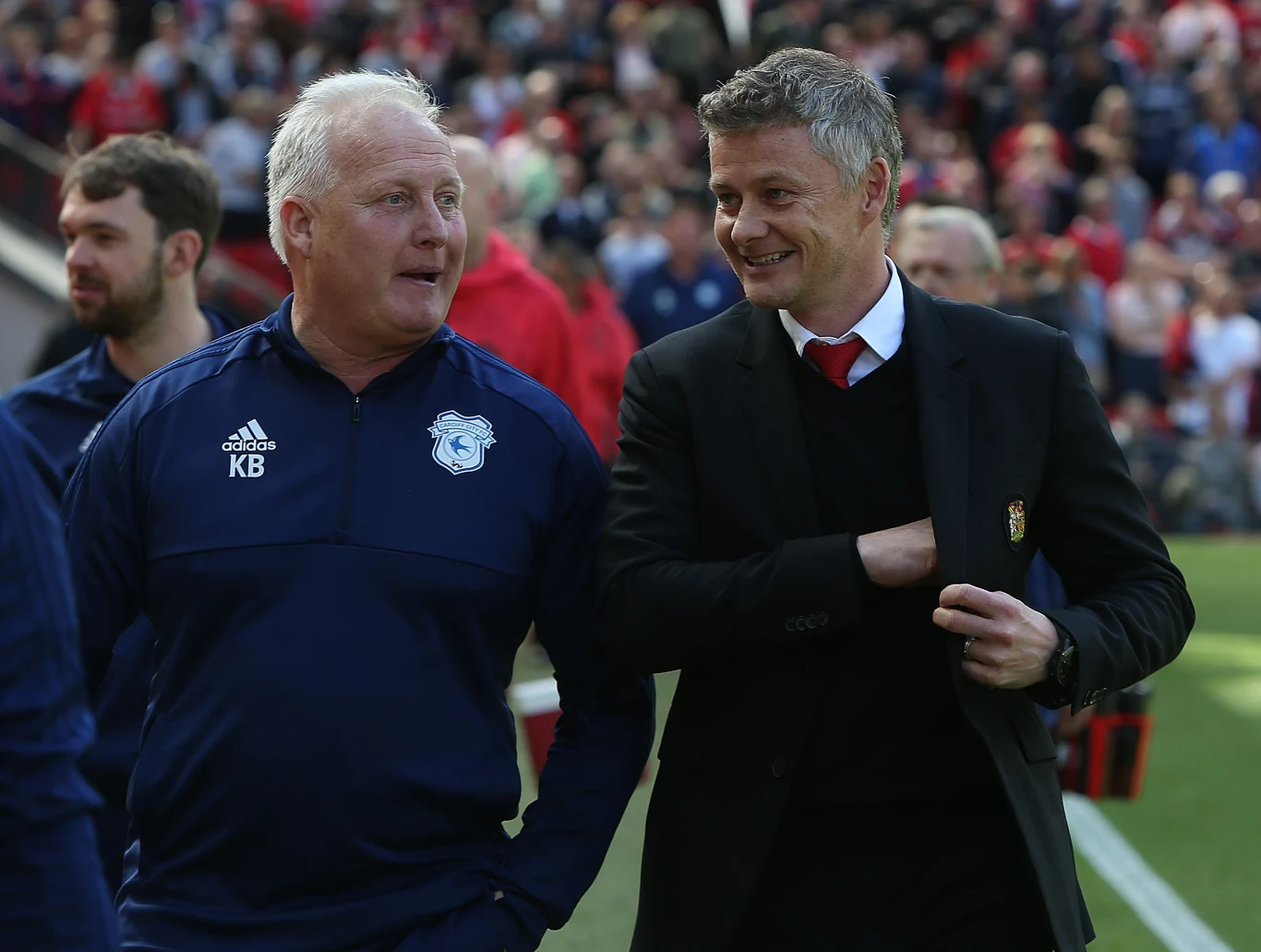 Kevin Blackwell jako trener Cardiff City przed meczem z Manchesterem United Kevin Blackwell jako trener Cardiff City przed meczem z Manchesterem United