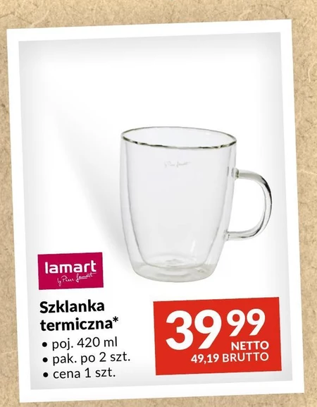 Szklanka termiczna Lamart