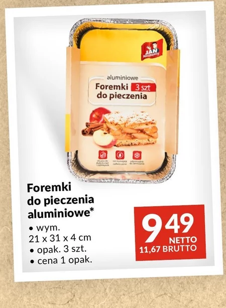 Forma do pieczenia Jan Niezbędny