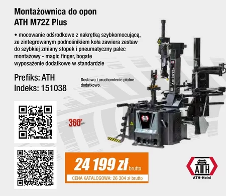 Montażownica do opon ATH