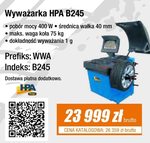 Wyważarka do kół HPA