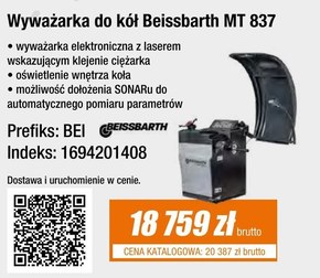Wyważarka do kół Beissbarth niska cena