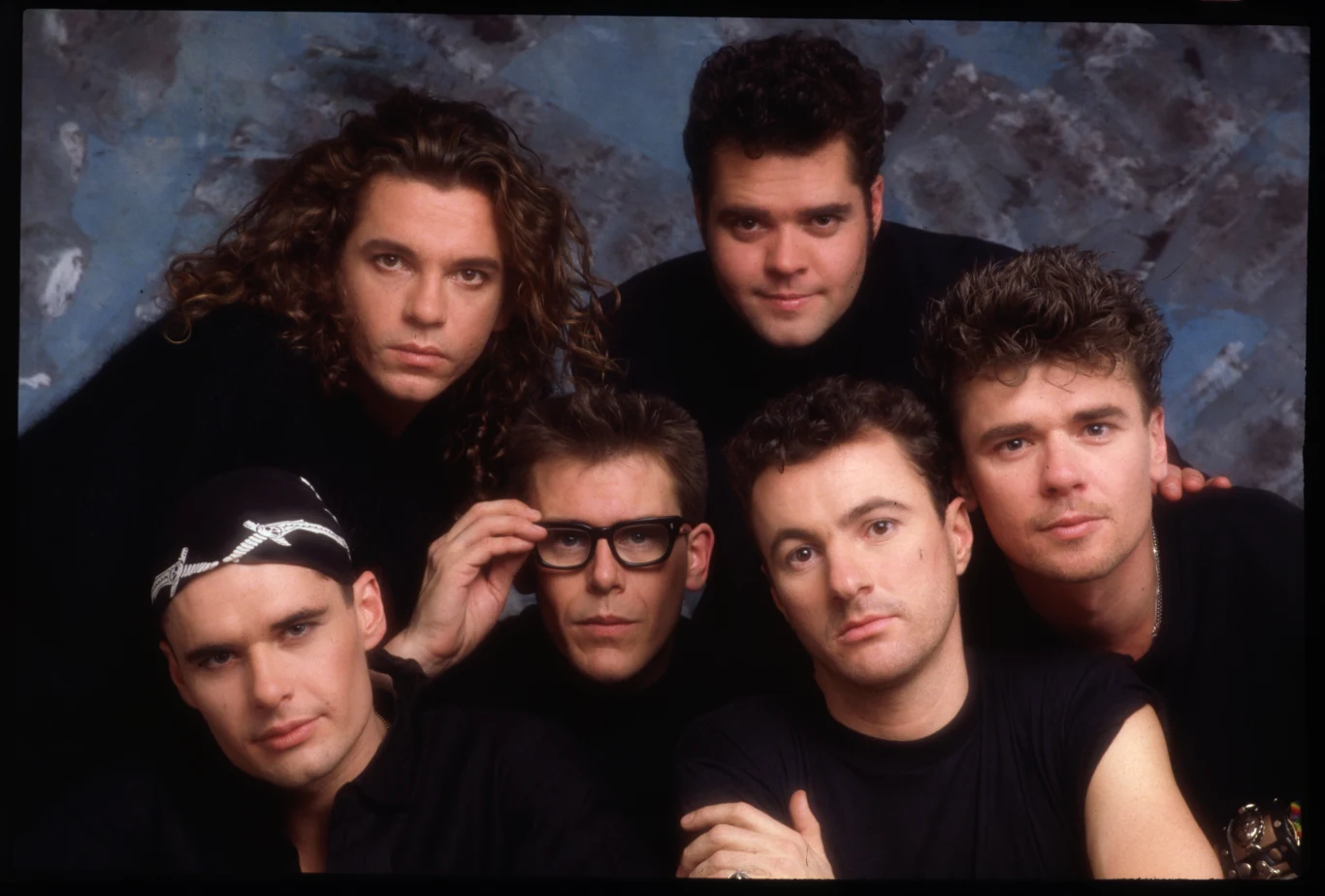 Zespół INXS u szczytu sławy