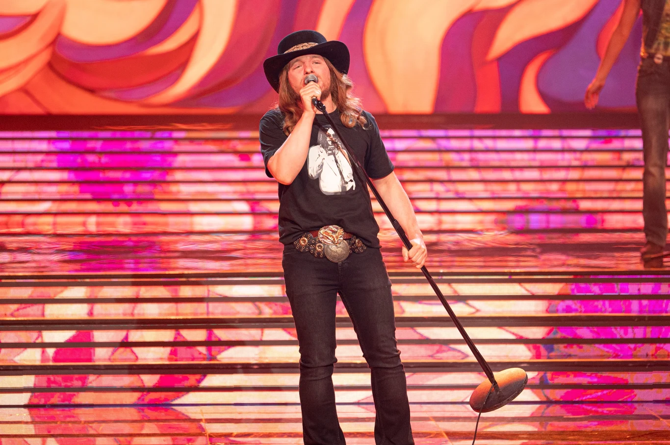 Jakub Gąsowski jako Ronnie Van Zant z Lynyrd Skynyrd