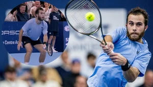 Całkowite zaskoczenie podczas meczu. Tenisista sam nie wierzył, co zrobił