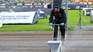 Linia start-meta. Kierownik startu w akcji.