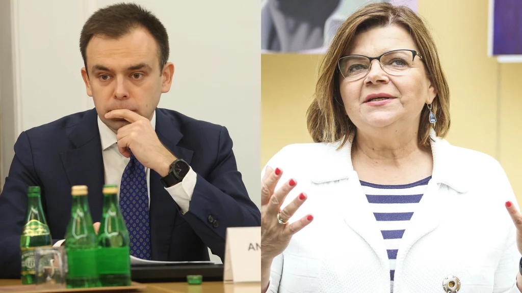 Ministrowie Izabela Leszczyna i Andrzej Domański są twarzami planowanych przez rząd zmian w składce zdrowotnej 