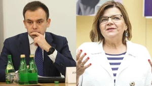 Ministrowie Izabela Leszczyna i Andrzej Domański są twarzami planowanych przez rząd zmian w składce zdrowotnej 