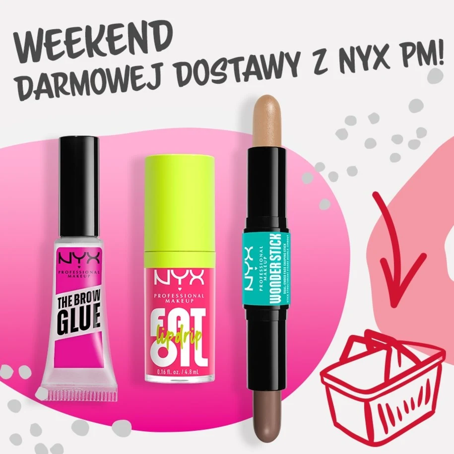 Darmowa dostawa w Rossmannie z kosmetykami NYX! Fot. Materiały prasowe Rossmann Darmowa dostawa w Rossmannie z kosmetykami NYX! Fot. Materiały prasowe Rossmann