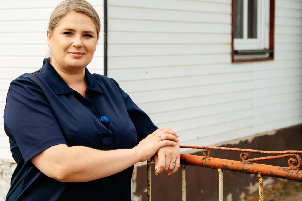 Elżbieta Romanowska w "Nasz nowy dom" Elżbieta Romanowska w "Nasz nowy dom"