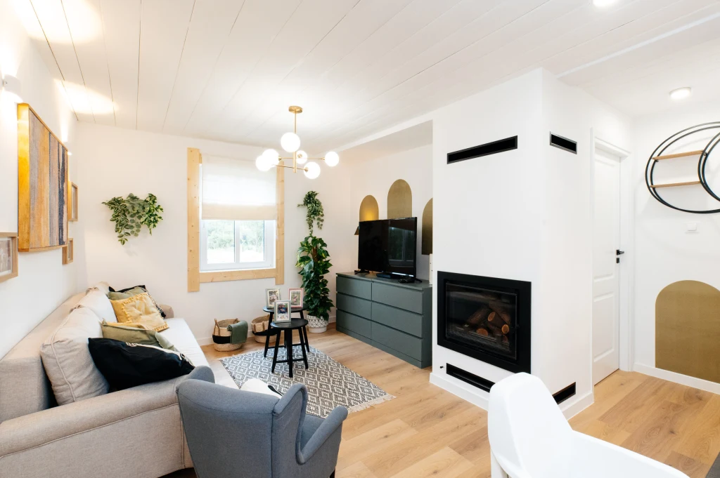 Nasz nowy dom. Salon Agnieszki i Macieja po remoncie Nasz nowy dom. Salon Agnieszki i Macieja po remoncie