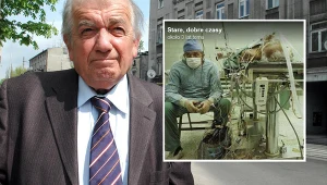 Zdjęcie profesora Zbigniewa Religi, uchwyconego na sali operacyjnej po pierwszym udanym przeszczepie serca w Polsce, obiegło świat /źródło: Facebook 