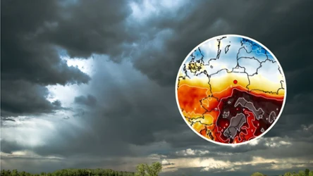 W sobotę Polska podzieli się pogodowo niemal na pół, z cieplejszym południem i chłodniejszą północą. Pojawią się też ulewy i wichury