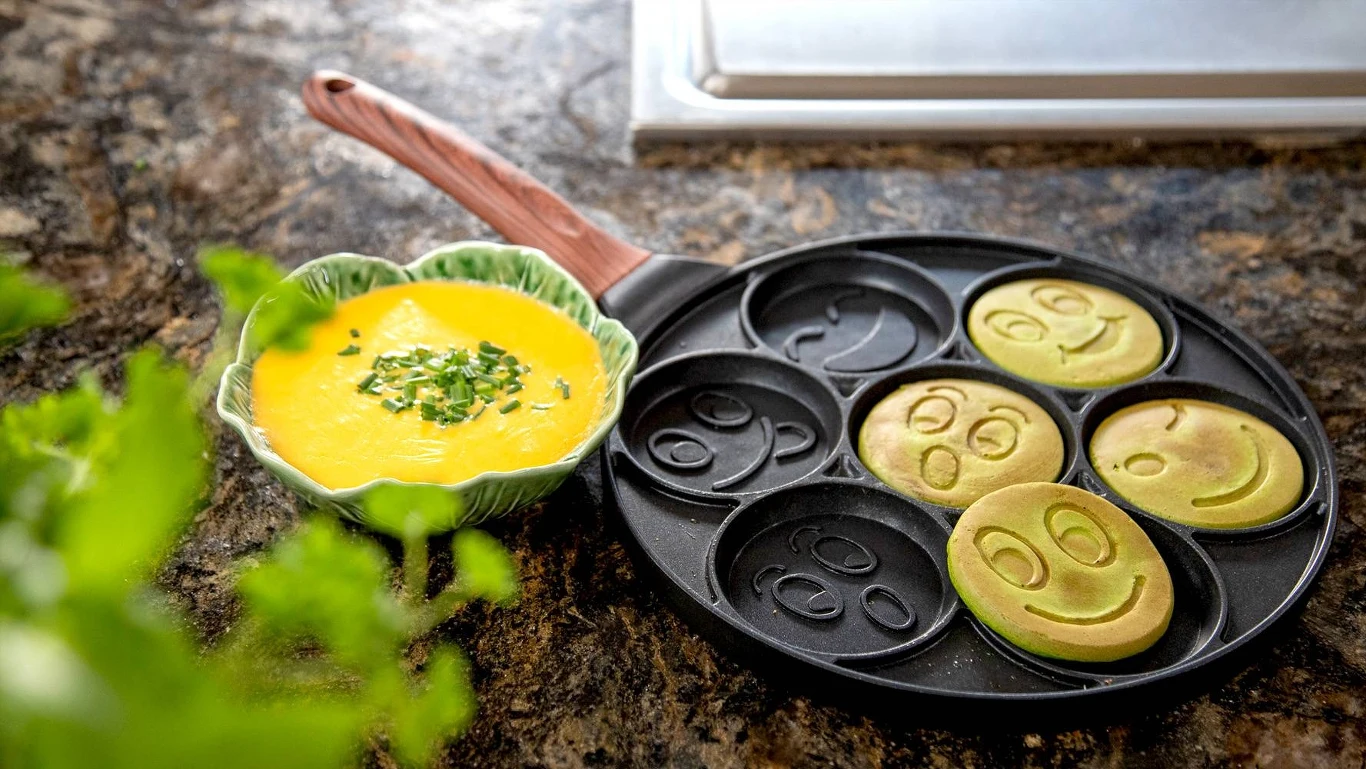 Szpinakowe racuszki Szpinakowe racuszki