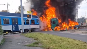 Polski kierowca spowodował poważny wypadek w Czechach. Wszystko nagrała kamera