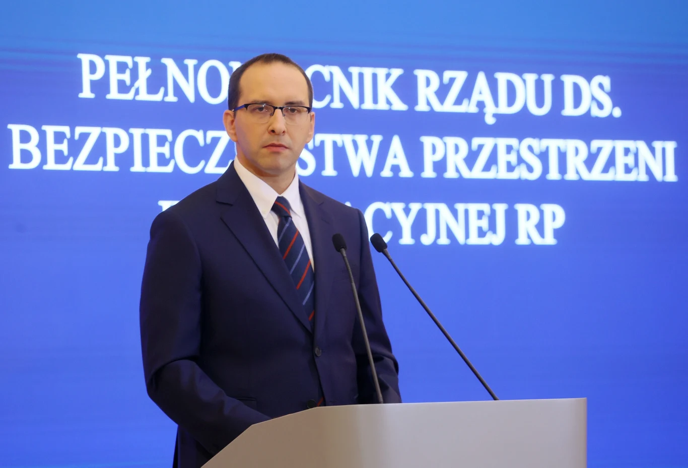Rządowy pełnomocnik Stanisław Żaryn Rządowy pełnomocnik Stanisław Żaryn