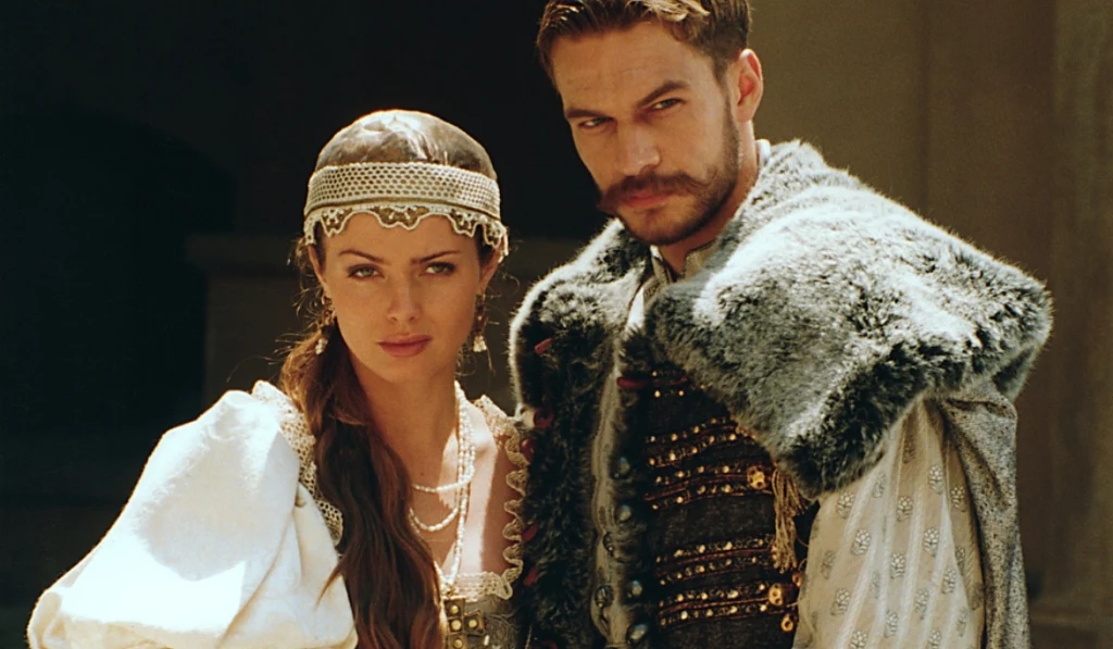 Izabella Scorupco, Michał Żebrowski w "Ogniem i mieczem"