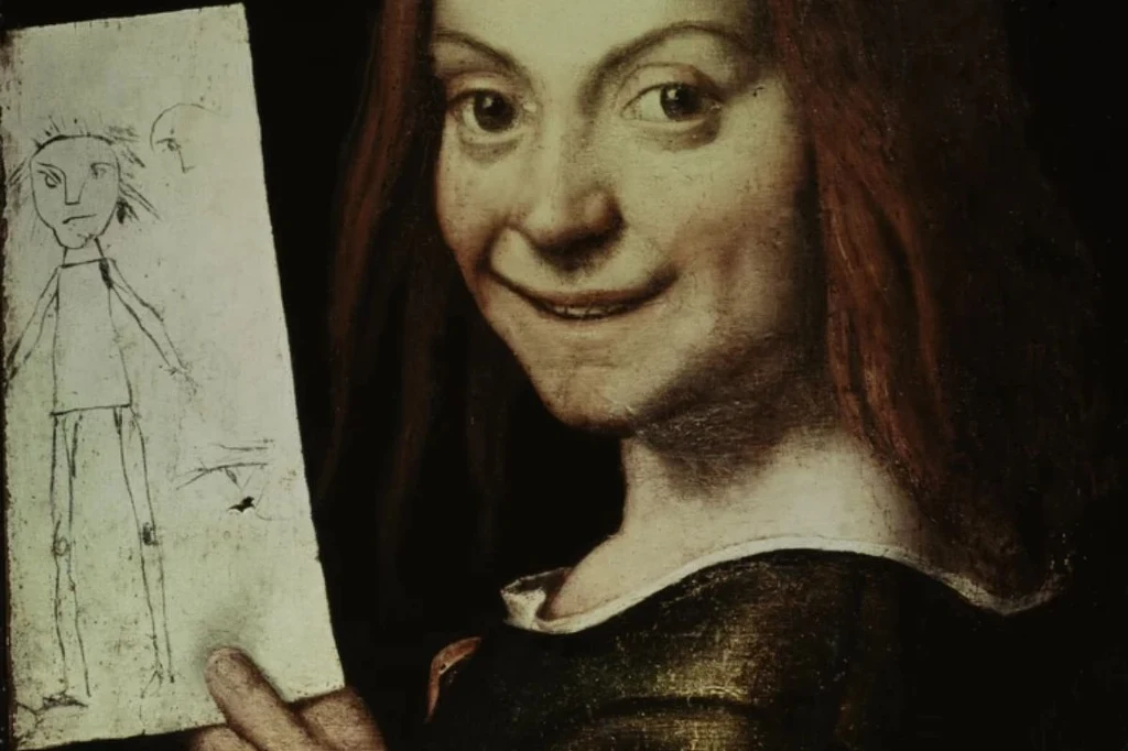 "Chłopiec z marionetką" - obraz, który zwrócił uwagę Harry'ego Angelmana                         