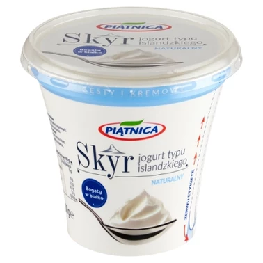 Piątnica Skyr Jogurt typu islandzkiego naturalny 450 g - 0