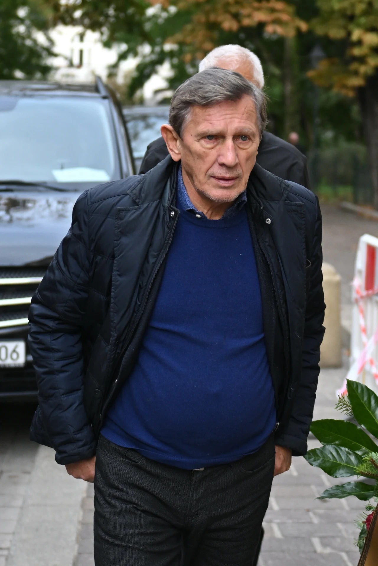 Jan Englert na pogrzebie Stanisława Radwana Jan Englert na pogrzebie Stanisława Radwana