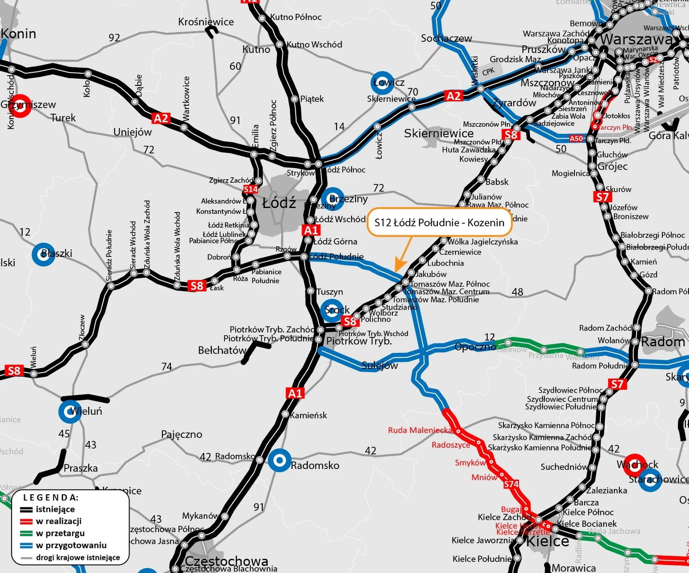 Nowy łącznik drogi S8. Z Wrocławia do Warszawy z pominięciem autostrady A2