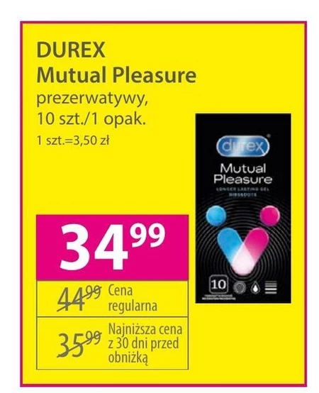 Durex Mutual Pleasure Prezerwatywy 10 sztuk
