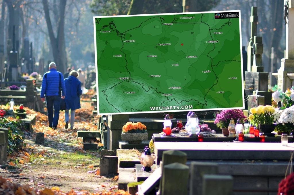 Według wstępnych prognoz pogody na Wszystkich Świętych i Zaduszki możemy się spodziewać spokojniejszej pogody, choć w wielu miejscach może padać deszcz Według wstępnych prognoz pogody na Wszystkich Świętych i Zaduszki możemy się spodziewać spokojniejszej pogody, choć w wielu miejscach może padać deszcz
