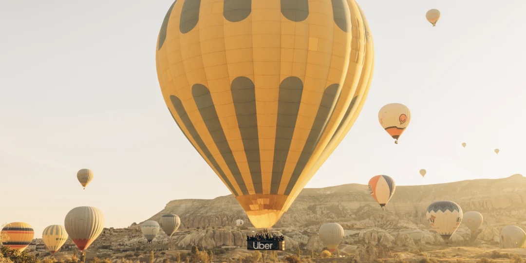 Balon firmy Uber Balon firmy Uber