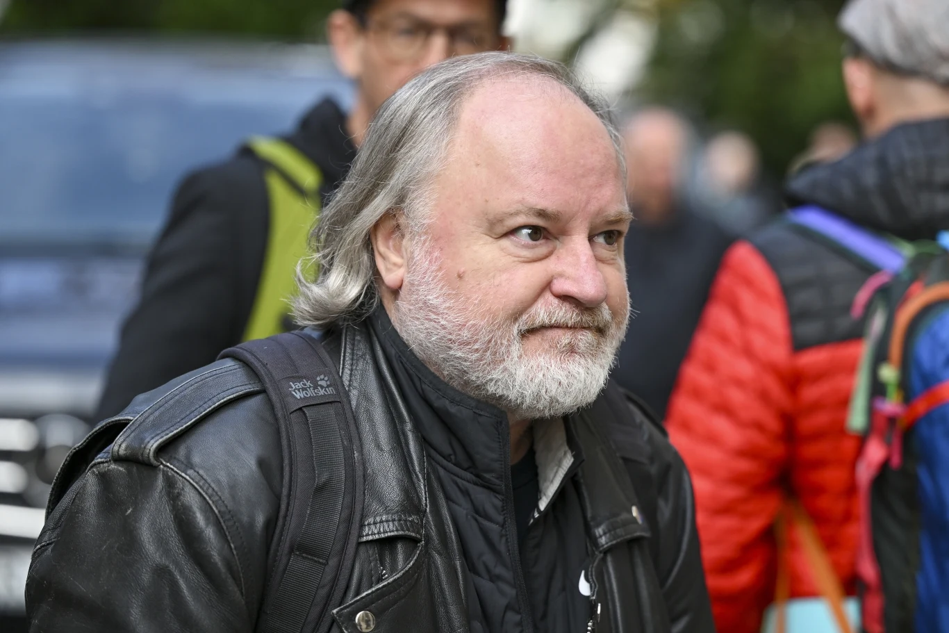 Roman Gancarczyk na pogrzebie Stanisława Radwana Roman Gancarczyk na pogrzebie Stanisława Radwana