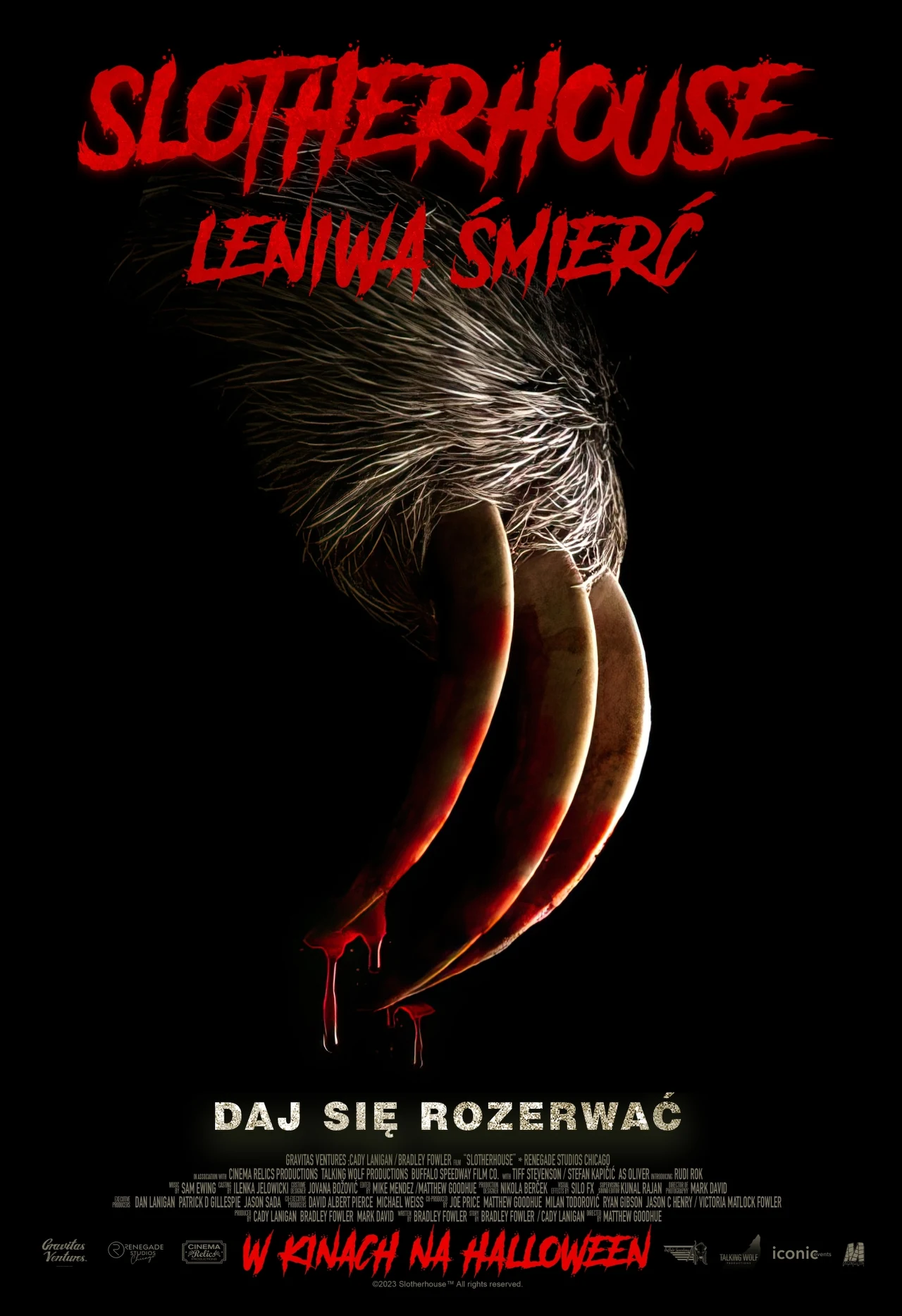 Plakat filmu "Slotherhouse: Leniwa śmierć" Plakat filmu "Slotherhouse: Leniwa śmierć"