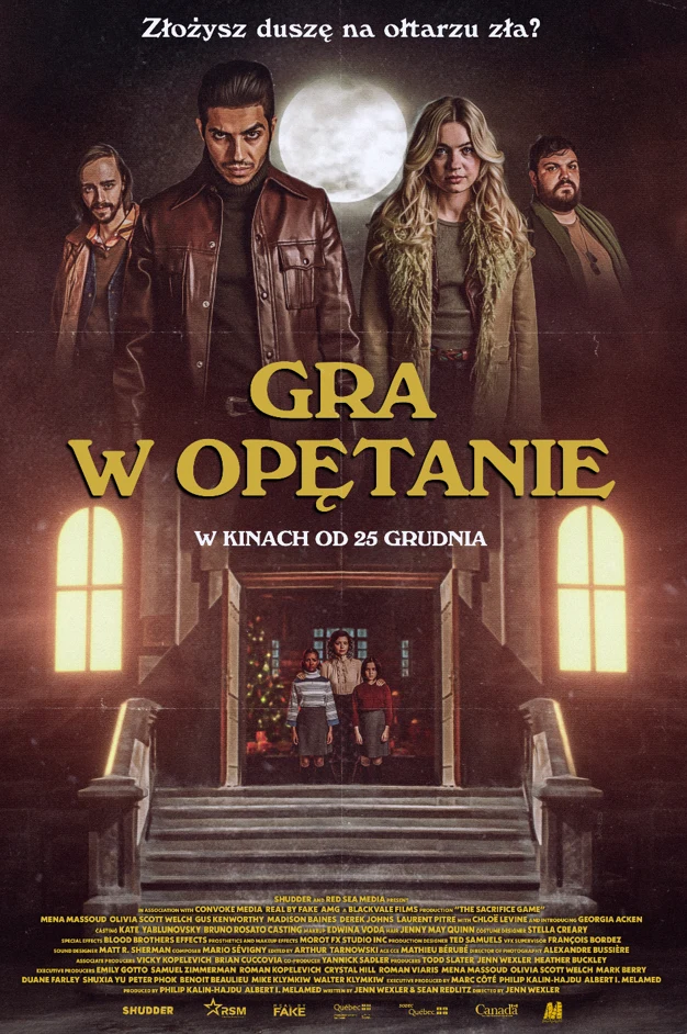 Plakat filmu "Gra w opętanie" Plakat filmu "Gra w opętanie"