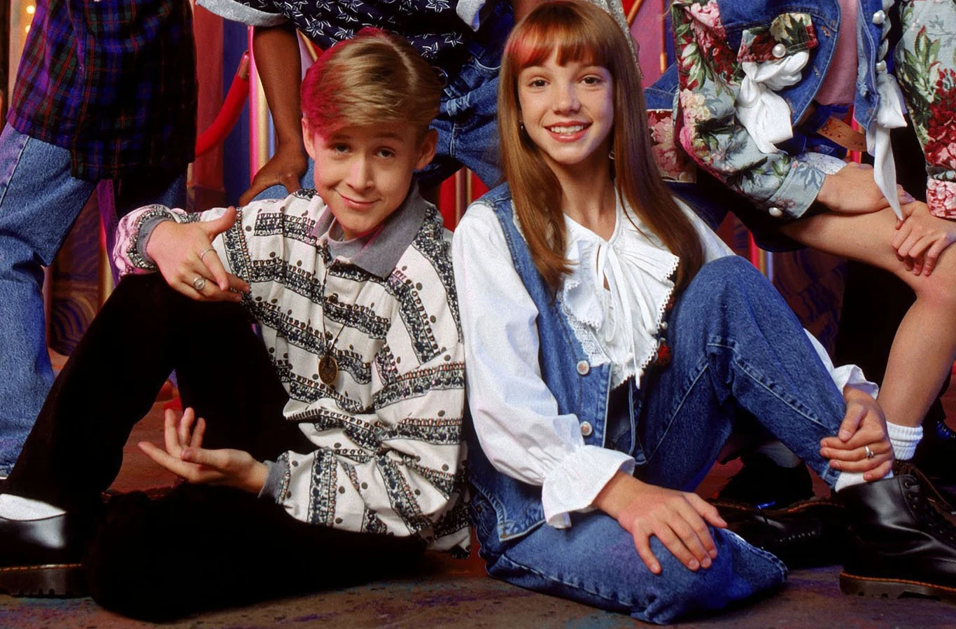 Ryanm Gosling i Britney Spears w 1989 roku w "Klubie Myszki Miki"