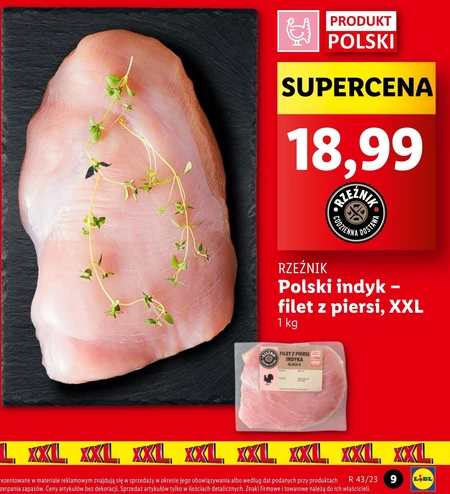 Filet z piersi indyka Rzeźnik