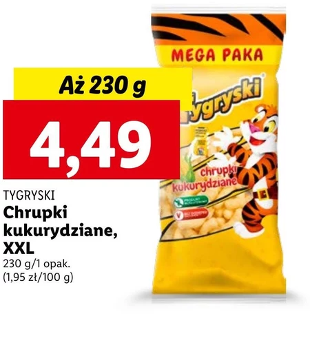 Chrupki kukurydziane Tygryski